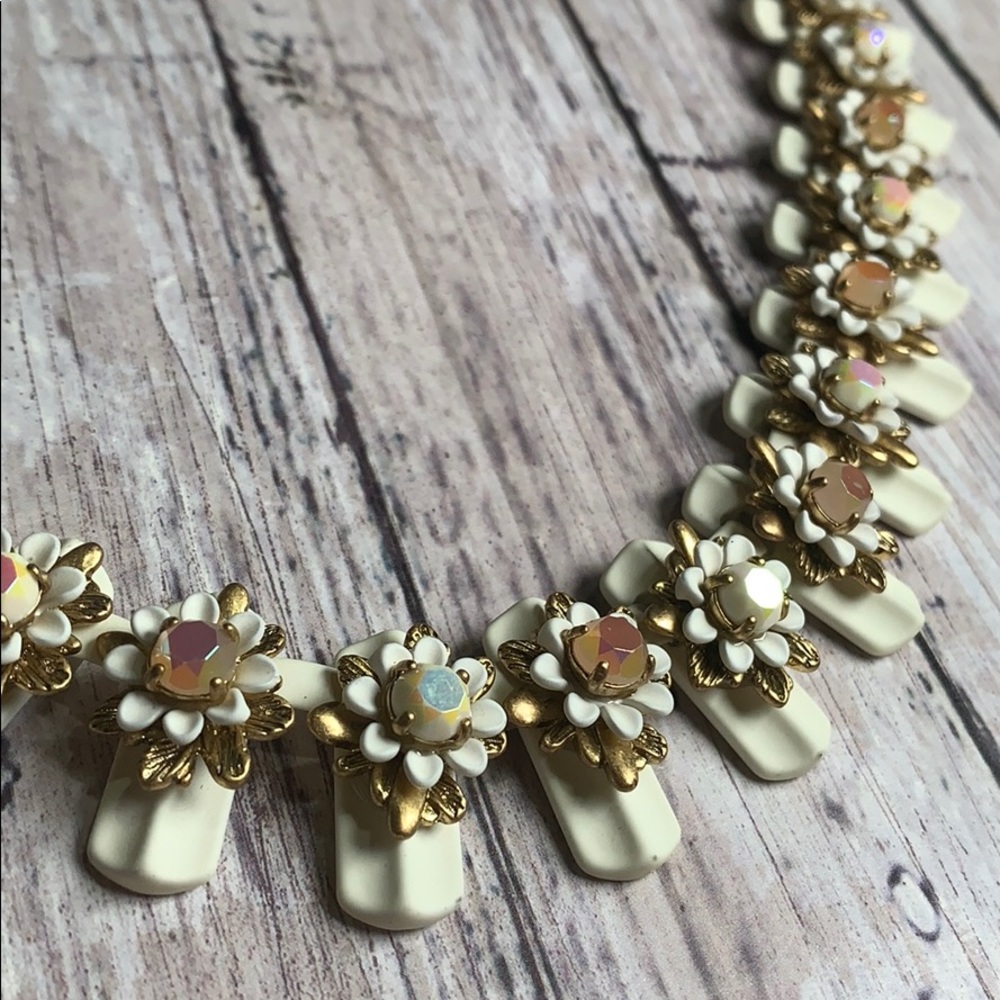 J. Crew matte texture plated necklace